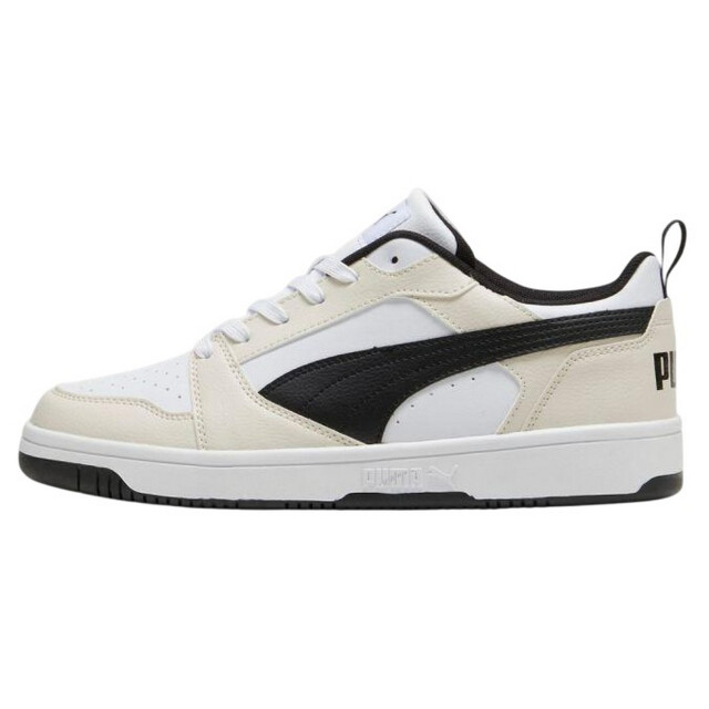 Puma Dames rebound v6 laaggesneden trainers UTPP6688_whitebeigeblack large