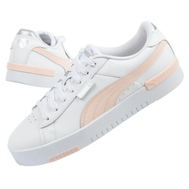 Puma Dames jada leren sportschoenen UTPP6717_whitepeach large