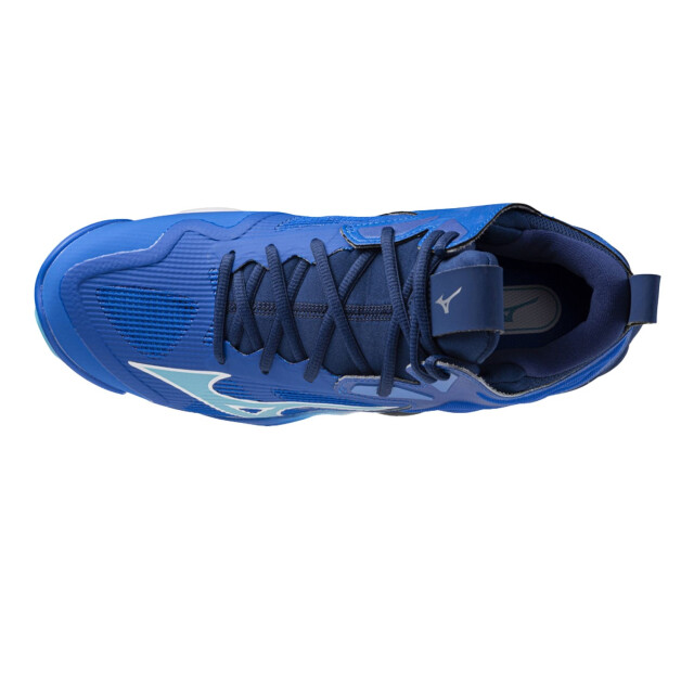 Mizuno Heren wave momentum 3 mid cut volleybalschoenen UTPP6748_blue large