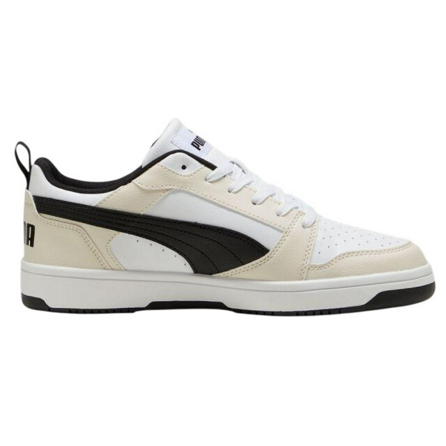 Puma Dames rebound v6 laaggesneden trainers UTPP6688_whitebeigeblack large