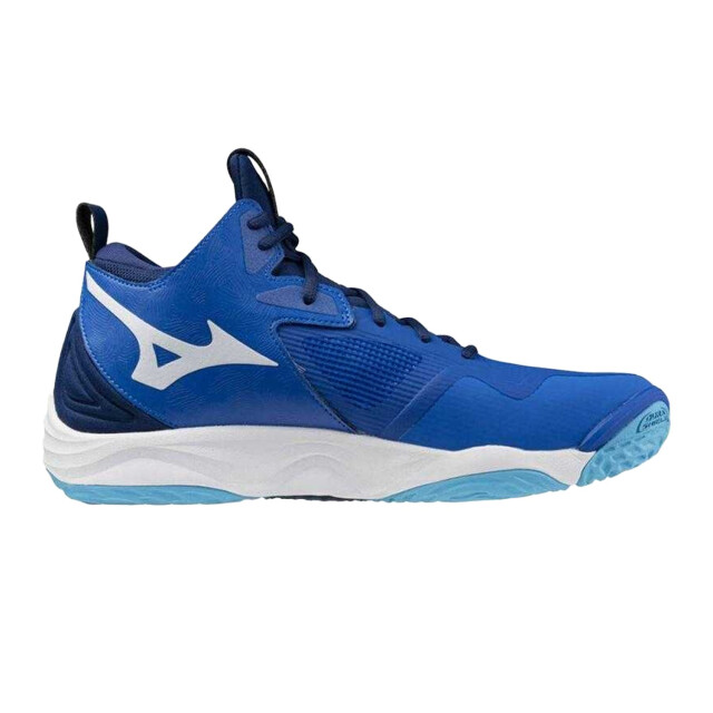 Mizuno Heren wave momentum 3 mid cut volleybalschoenen UTPP6748_blue large