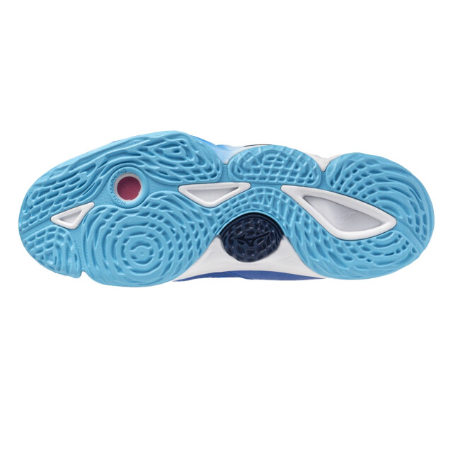 Mizuno Heren wave momentum 3 mid cut volleybalschoenen UTPP6748_blue large
