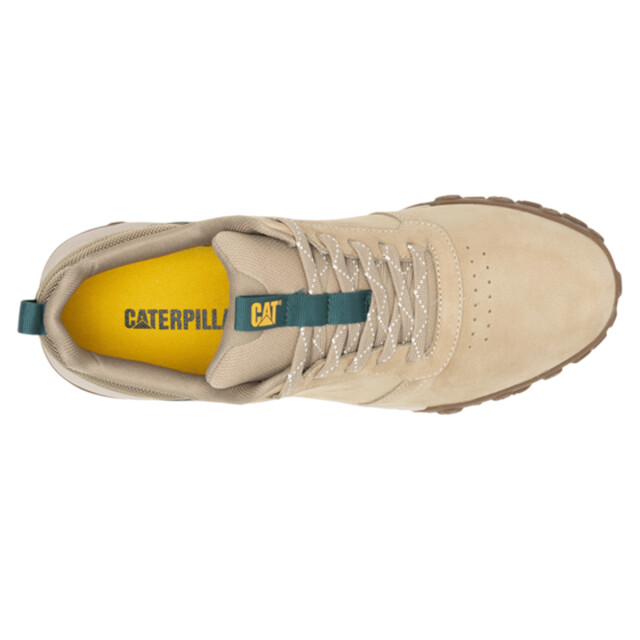 Caterpillar Heren hex ready lo leren trainers UTPP6759_beige large