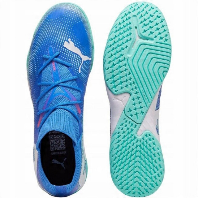 Puma Heren future 7 match it voetbalschoenen UTPP6637_blueteal large