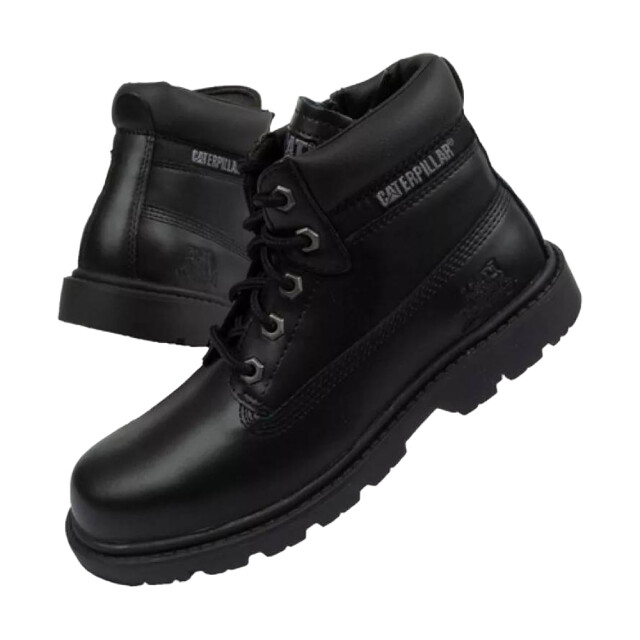 Caterpillar Kinder/kinder colorado plus leren enkellaarsjes UTPP6543_black large