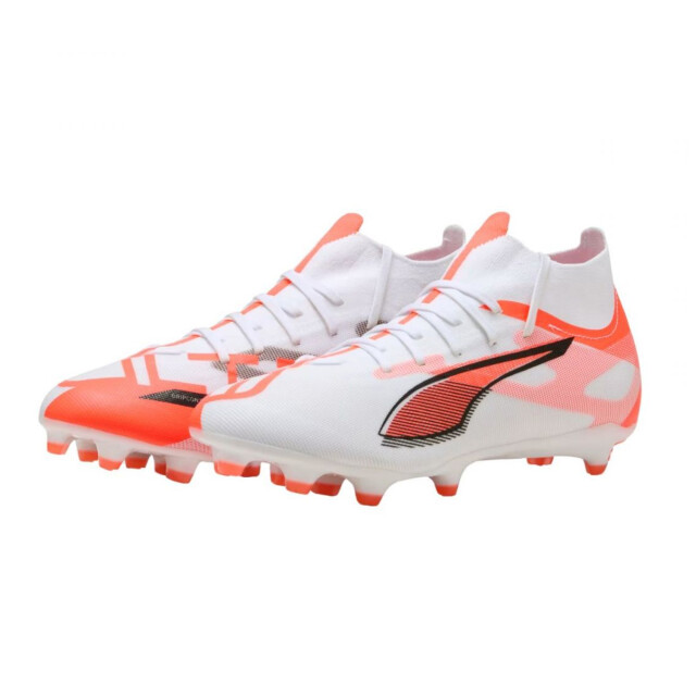 Puma Unisex adult ultra 5 match+ kunstgras voetbalschoenen UTPP6531_whitered large