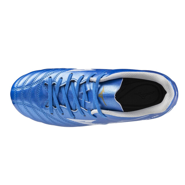 Mizuno Monarcida neo iii select synthetisch leer stevige grond voetbalschoenen voor kinderen/kinderen UTPP6567_blue large