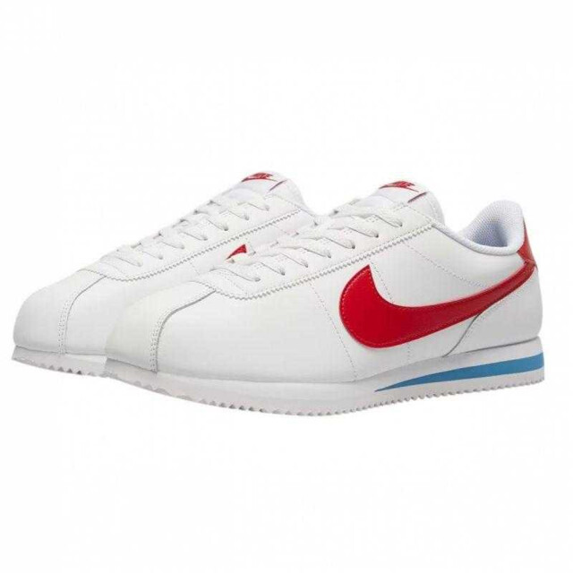 Nike Heren cortez leren trainers UTPP6539_whitered large
