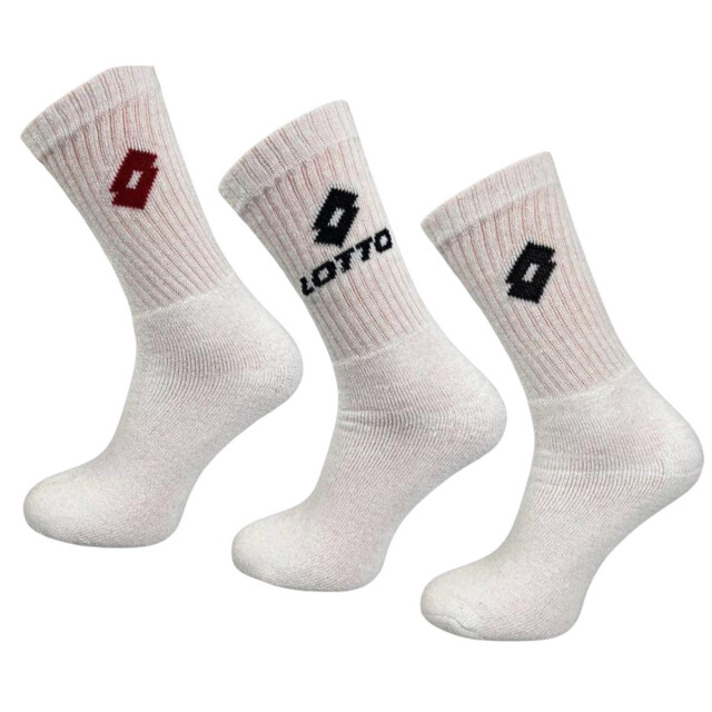 Lotto Badstof sokken heren (doos van 3) UTPP6422_white large
