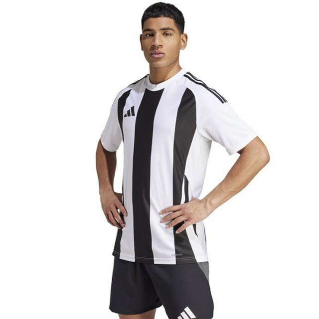 Adidas Heren 24 gestreepte voetbal jersey UTPP6401_whiteblack large