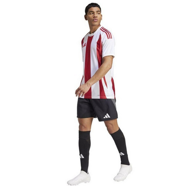 Adidas Heren 24 gestreepte voetbal jersey UTPP6401_whitered large