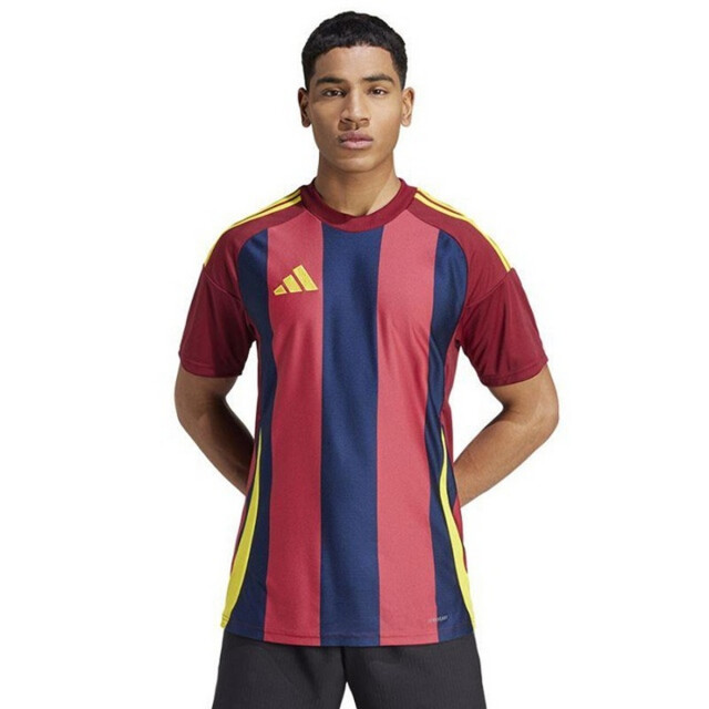 Adidas Heren 24 gestreepte voetbal jersey UTPP6401_rednavyblueyellow large
