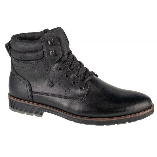 Rieker Leren enkellaarsjes met logo voor heren UTPP6272_black large