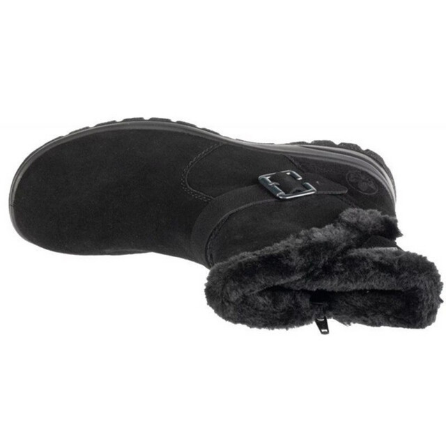 Rieker Dames suède enkellaarsjes UTPP6282_black large