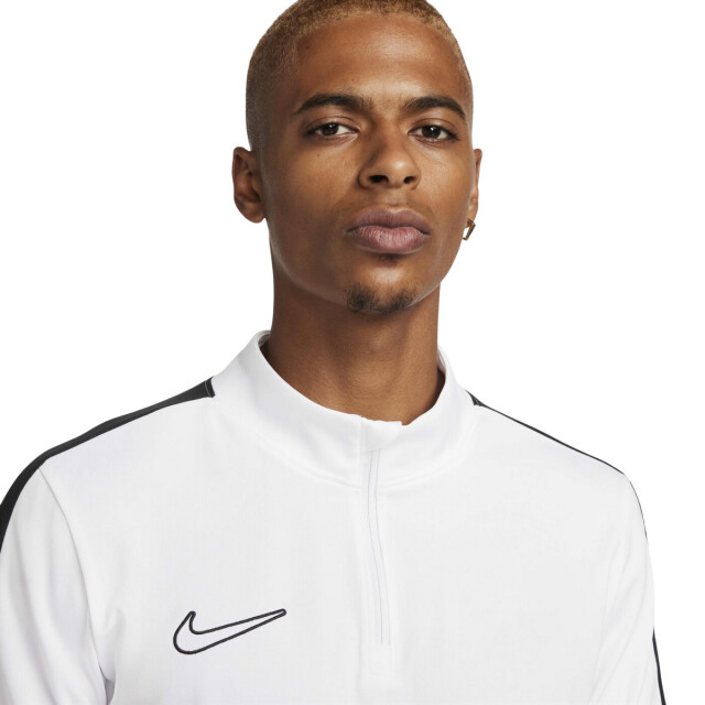 Nike Heren academy 23 sweatshirt met quarter zip UTPP6247_whiteblack large