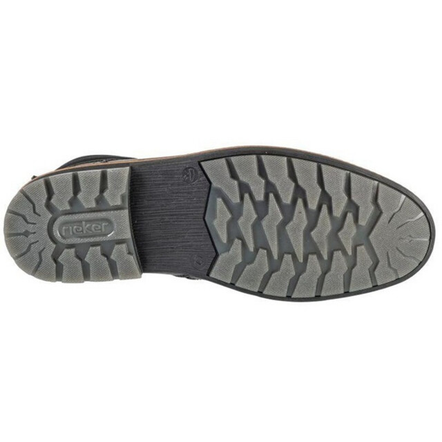 Rieker Leren enkellaarsjes met logo voor heren UTPP6272_black large