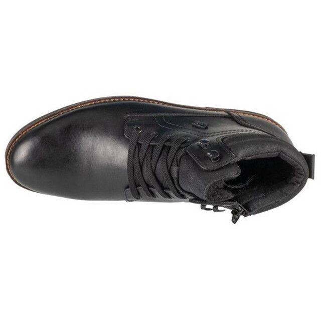 Rieker Leren enkellaarsjes met logo voor heren UTPP6272_black large