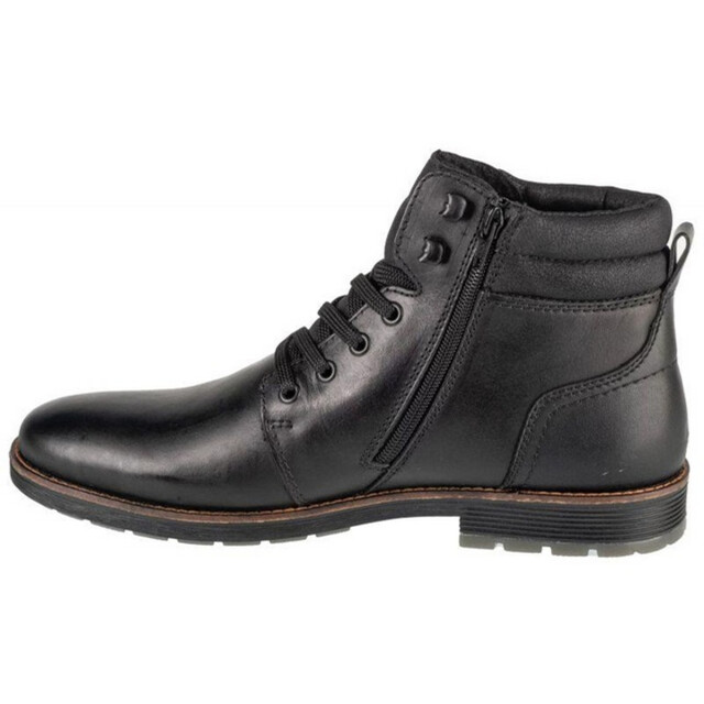 Rieker Leren enkellaarsjes met logo voor heren UTPP6272_black large