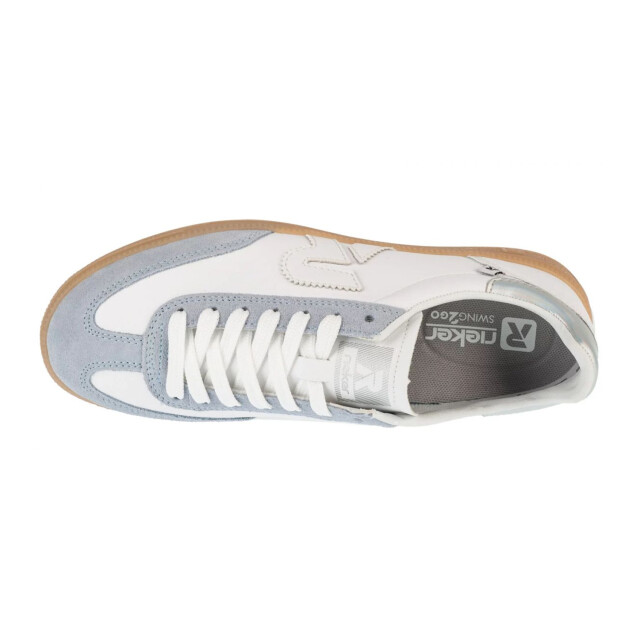 Rieker Dames leren trainers met logo UTPP6218_grey large