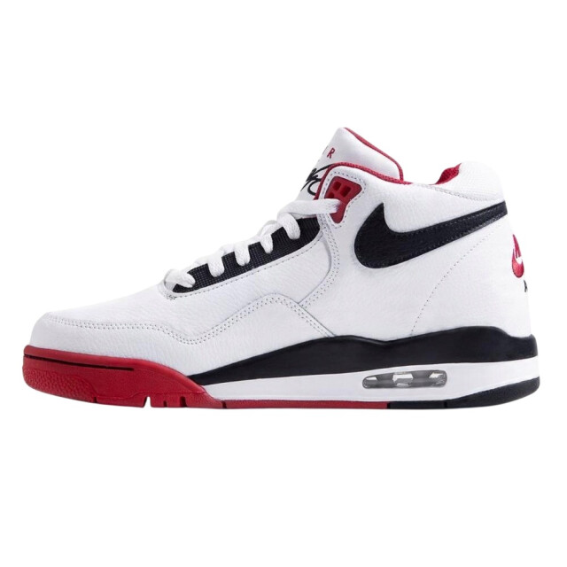 Nike Heren legacy flight leren trainers UTPP6167_whitered large