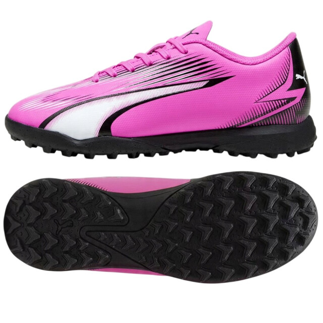 Puma Kinderen/kinderen ultra play tt schoenen UTPP6186_pinkblackwhite large