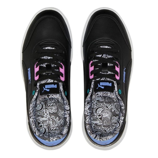 Puma Dames tori me happy grafische print trainers UTPP6134_black large