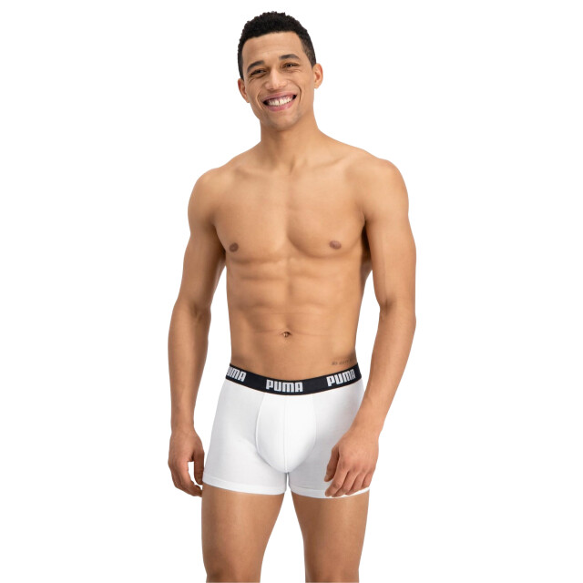 Puma Heren basic boxershorts (set van 2) UTPP617_whiteblack large