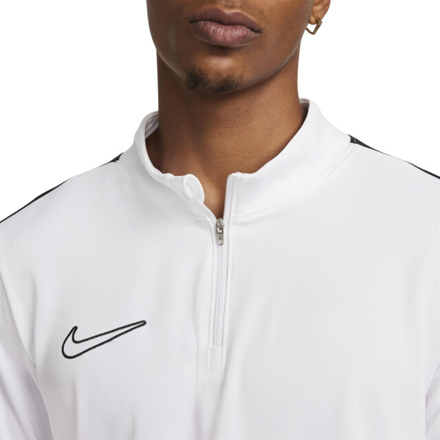 Nike Heren academy 23 sweatshirt met quarter zip UTPP6247_whiteblack large