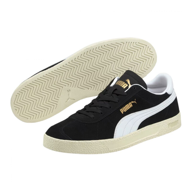 Puma Heren club suède trainers UTPP6035_whiteblack large