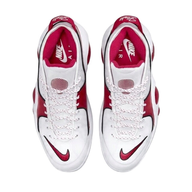 Nike Heren air zoom 95 flight leren schoenen UTPP6160_whitered large