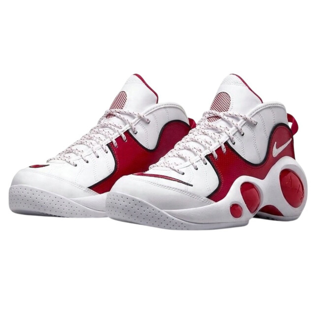 Nike Heren air zoom 95 flight leren schoenen UTPP6160_whitered large