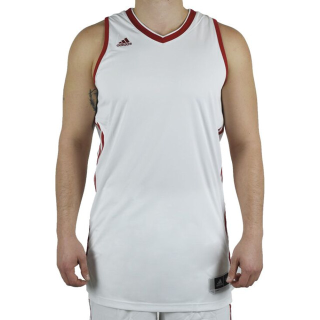 Adidas Heren e kit 3.0 tanktop UTPP5852_whitered large