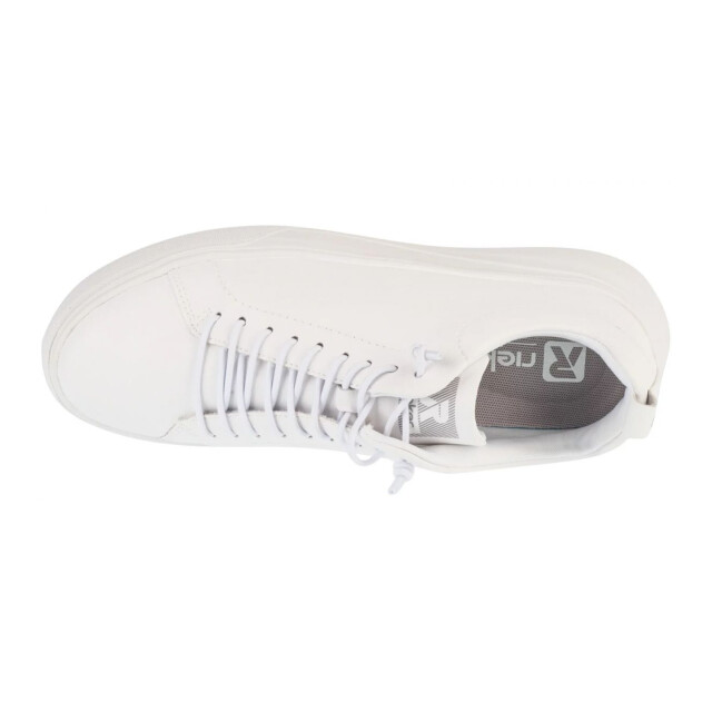 Rieker Dames leren trainers met logo UTPP6218_white large