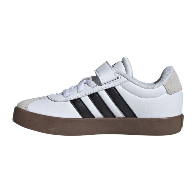 Adidas Kinderen/kinderen vl court 3.0 suède trainers UTPP6002_whiteblack large