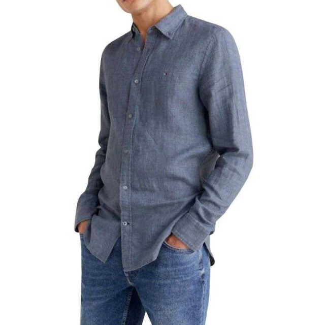 Tommy Hilfiger Heren gepigmenteerd geverfd overhemd UTPP5881_blue large