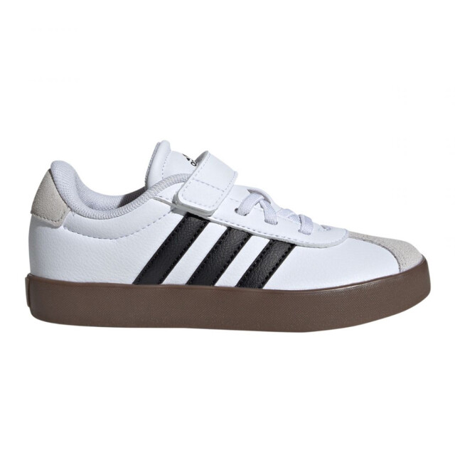 Adidas Kinderen/kinderen vl court 3.0 suède trainers UTPP6002_whiteblack large