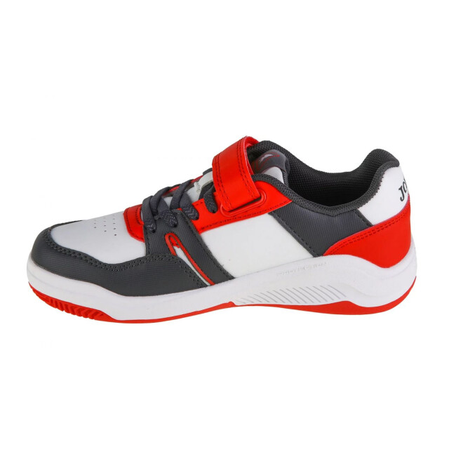 Joma Kinderen / kinderen platea synthetisch leer lage trainers UTPP5950_whiteblackred large