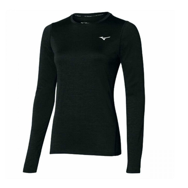 Mizuno Dames impulse core t-shirt met lange mouwen UTPP5975_black large