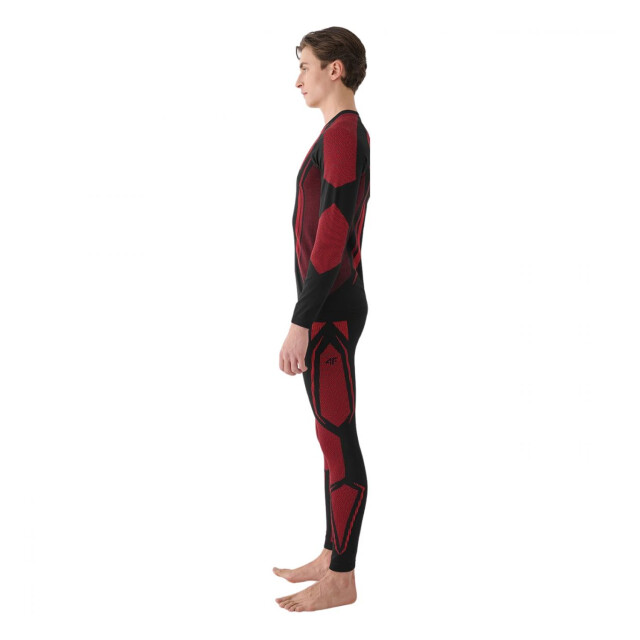 4F Heren waw24useam165 thermoactief t-shirt UTPP5982_blackred large