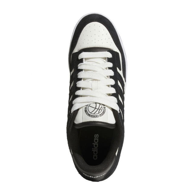 Adidas Heren rapid court laag uitgesneden sportschoenen UTPP6013_whiteblack large