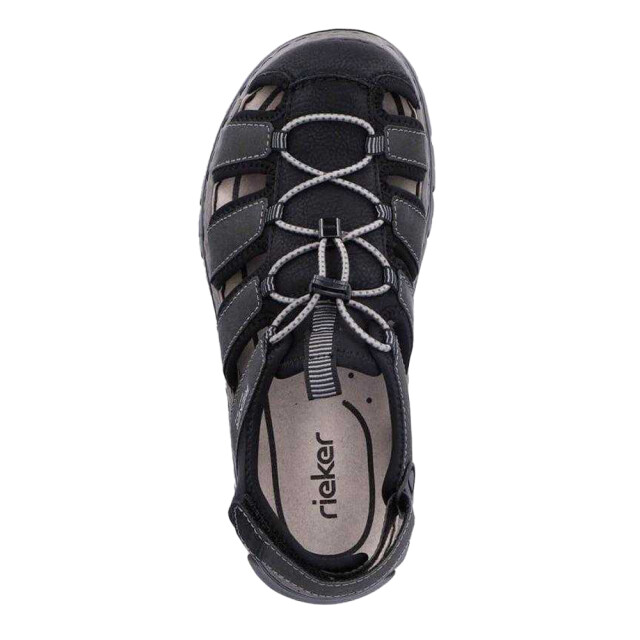 Rieker Heren ecological leren gesloten teen sandalen UTPP5686_black large