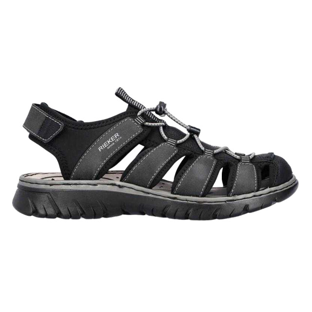 Rieker Heren ecological leren gesloten teen sandalen UTPP5686_black large