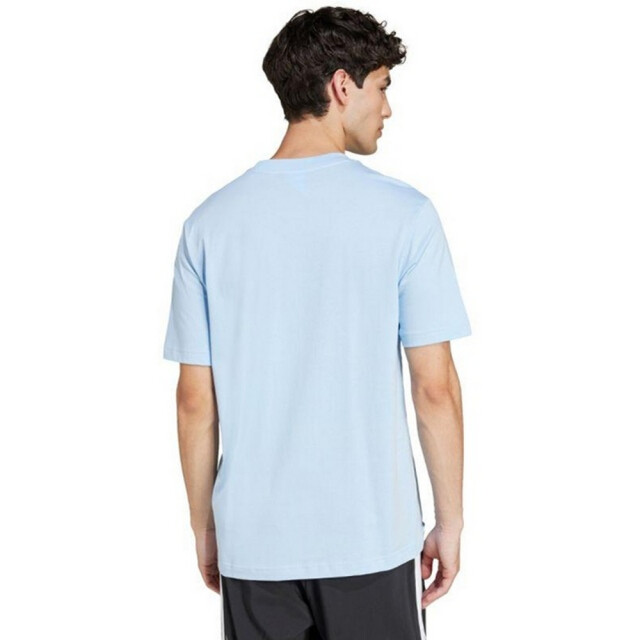 Adidas Heren essentials klein logo single jersey t-shirt UTPP5766_blueglowblack large