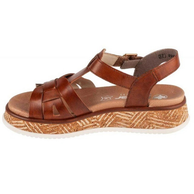Rieker Dames logosandalen UTPP5776_brown large