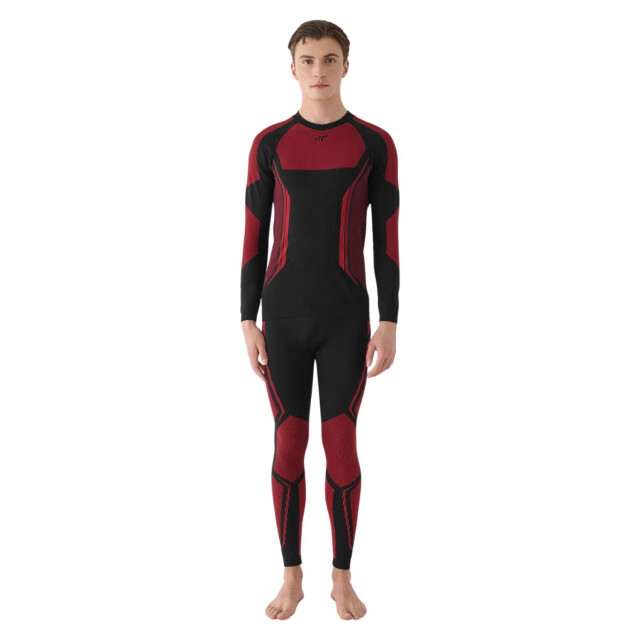 4F Heren waw24useam165 thermoactief t-shirt UTPP5982_blackred large