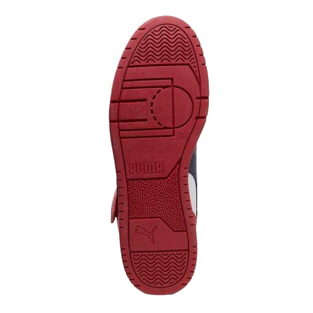 Puma Heren rbd game leren trainers UTPP5674_whiterednavyblue large