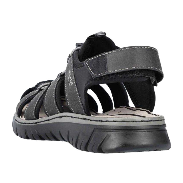 Rieker Heren ecological leren gesloten teen sandalen UTPP5686_black large