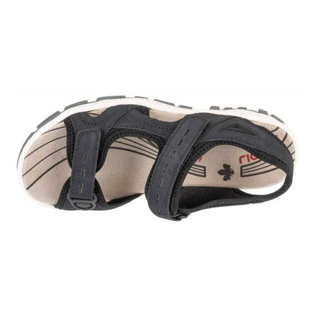 Rieker Dames open teen sandalen UTPP5656_navyblue large