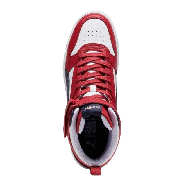 Puma Heren rbd game leren trainers UTPP5674_whiterednavyblue large
