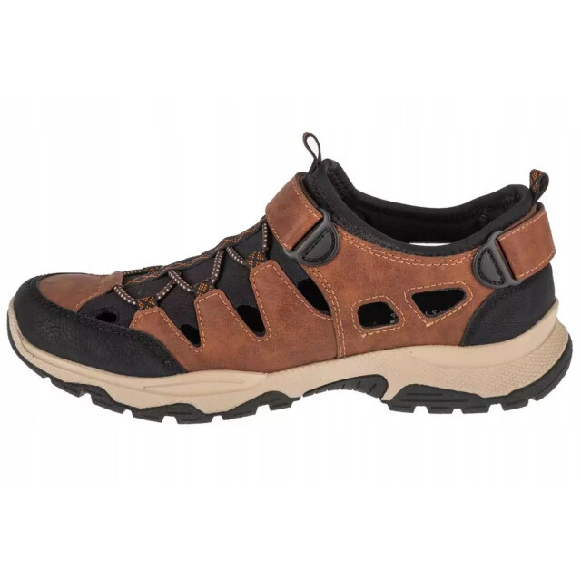 Rieker Leren sandalen met logo voor heren UTPP5720_brown large